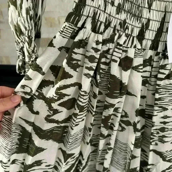 NWT Misa Los Angeles Zadie Dress Medium Green Mini - Picture 7 of 7